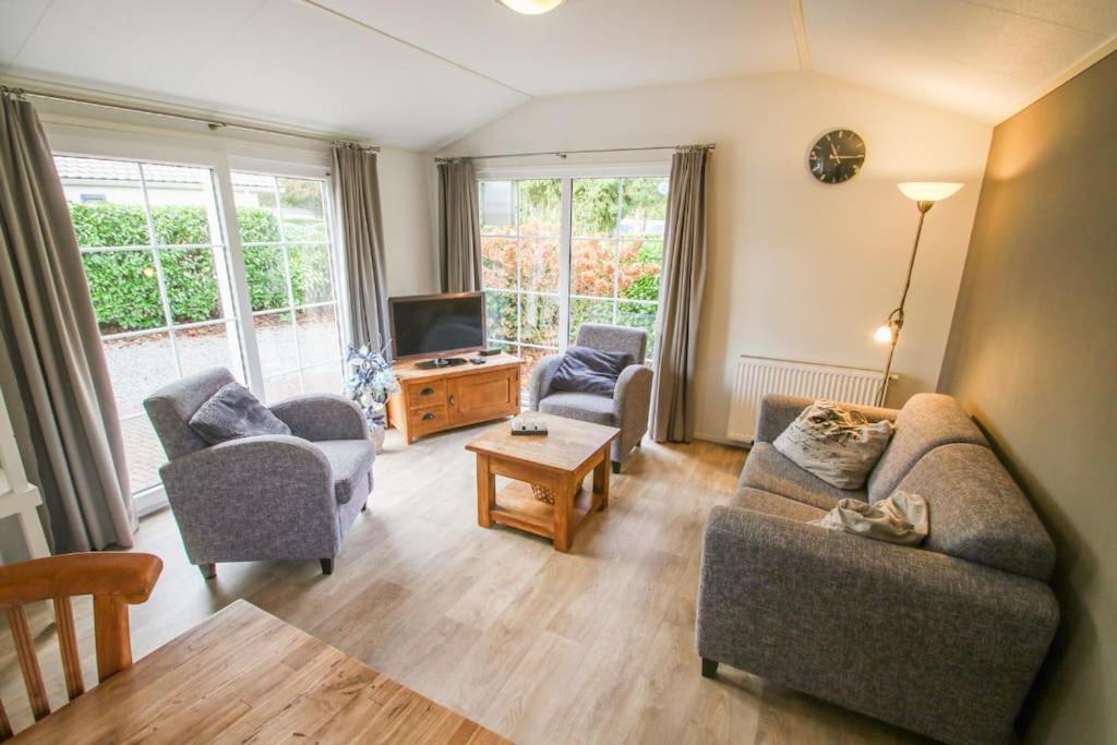 Luxe Vrijstaande Chalet 에페 외부 사진